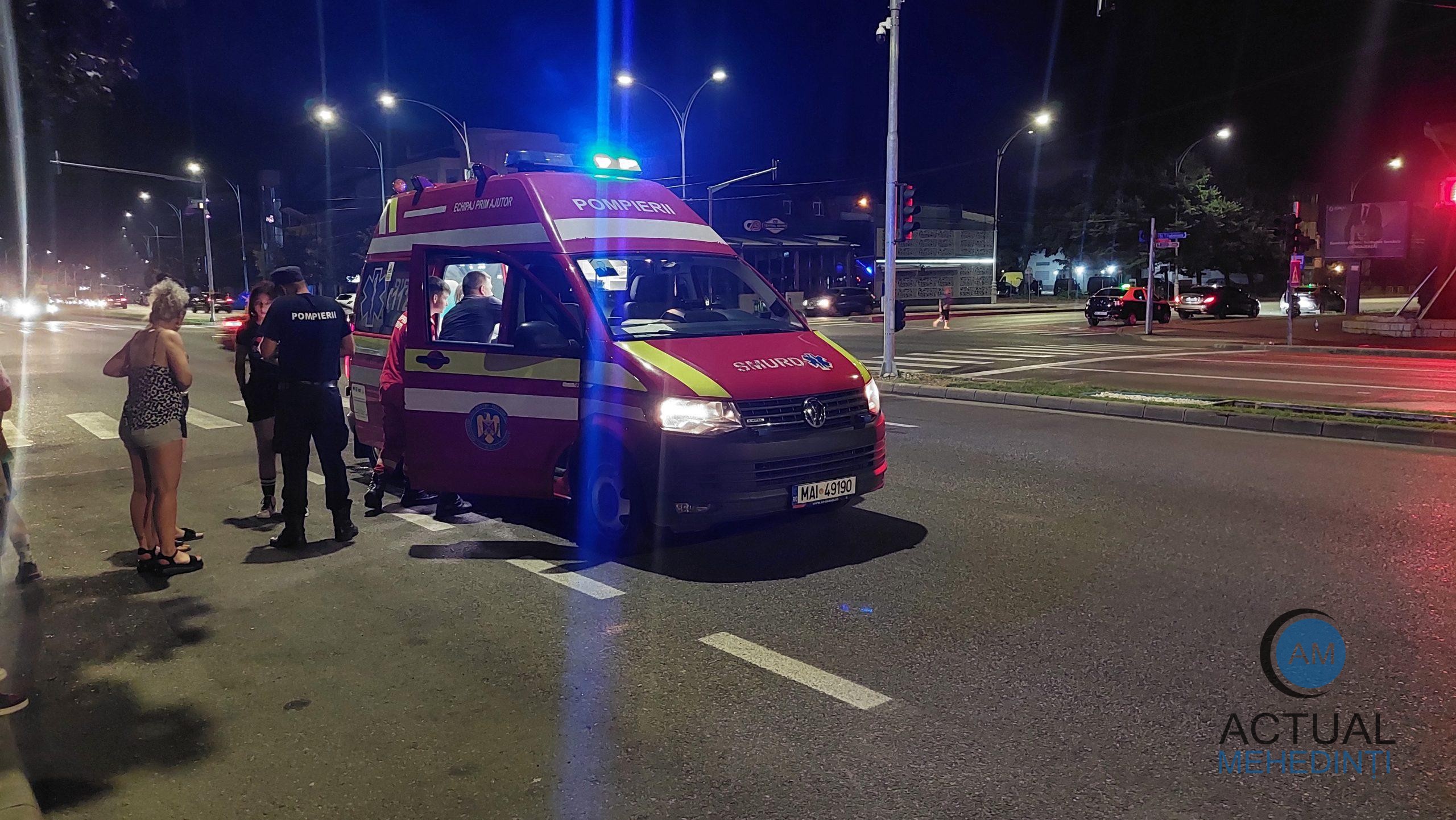 Minor accidentat pe trecere, în timp ce traversa pe trotinetă!