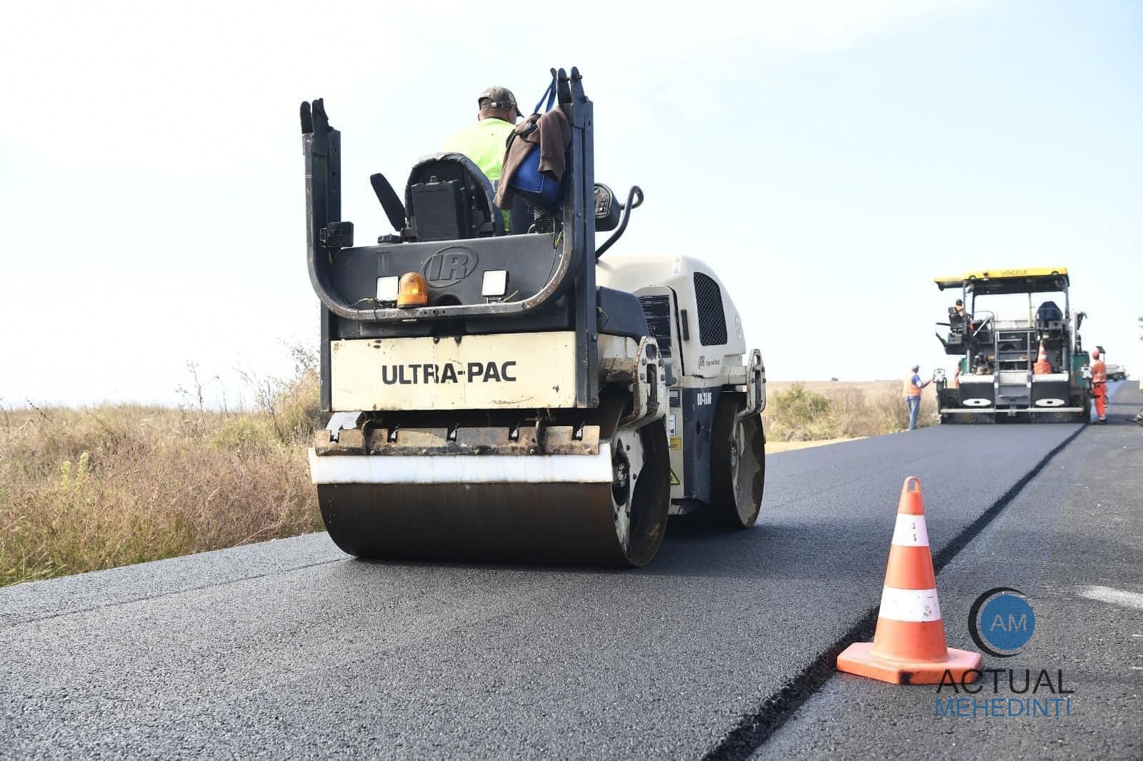 Lucrări avansate pe Drumul Județean Balota – Plopi!