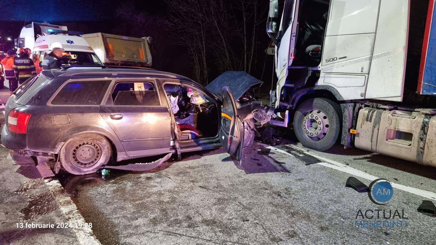 Accident între un autotren și un autoturism, în Orșova!