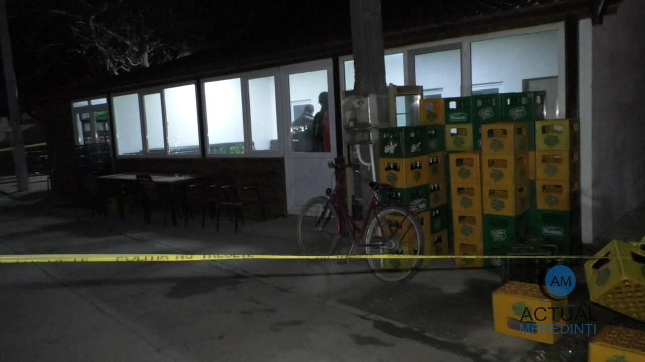 Mehedințean înjunghiat mortal, într-un bar! Bărbatul era tatăl a doi copii minori.