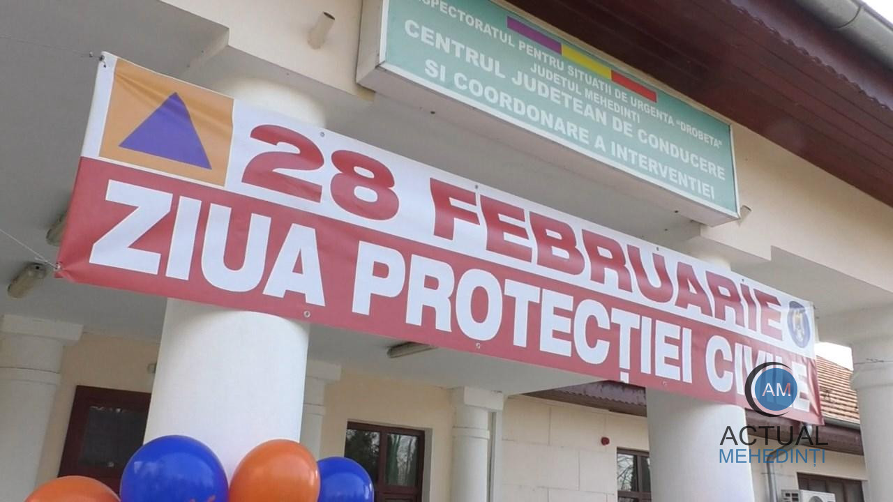 Ziua Protecției Civile, marcată în Mehedinți! 91 de ani de activitate; ajutor și speranță pentru comunitate, zi de zi!