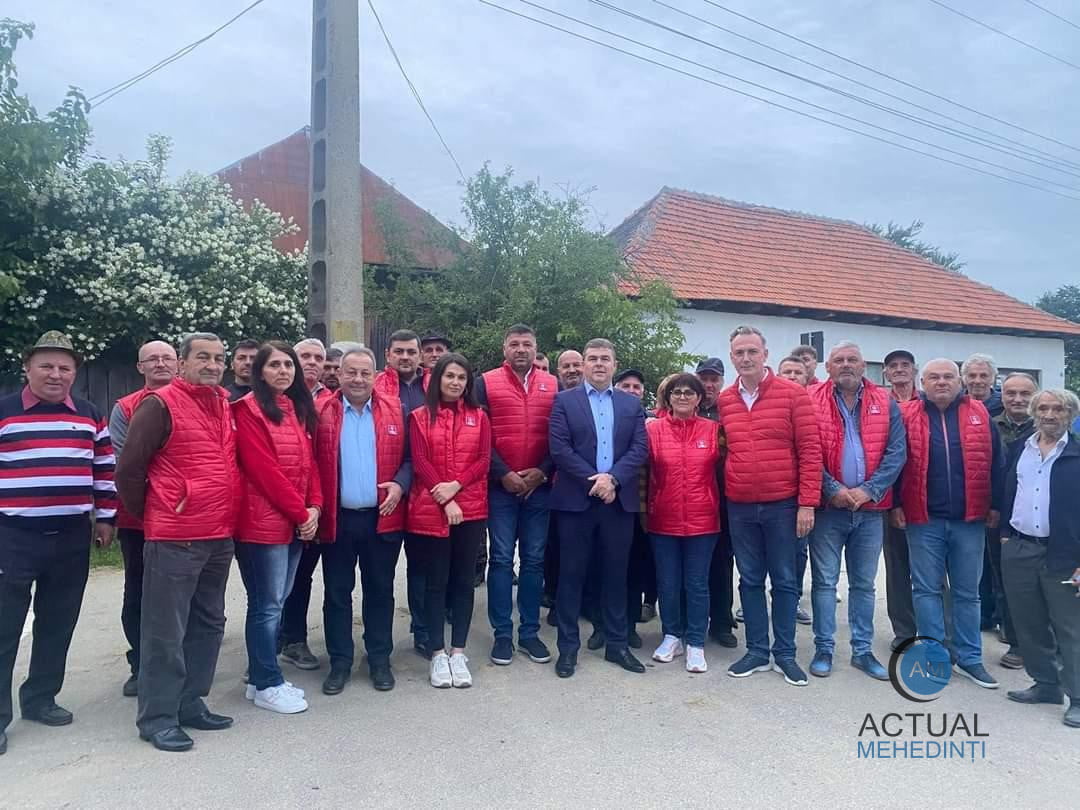 Mehedințiul, pe drumul cel bun! Social-democrații, în mijlocul cetățenilor din zona de nord a județului!