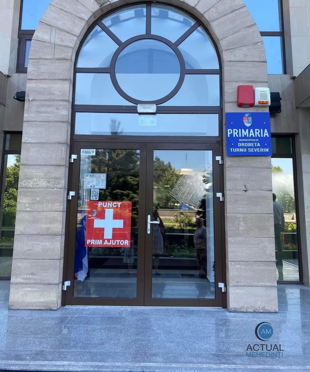 11 puncte de prim – ajutor au fost amplasate în Severin.