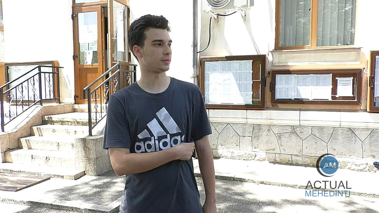 Elevul de 10 al Mehedințiului: “Visul meu este să fiu fericit și să rămân în țară.”