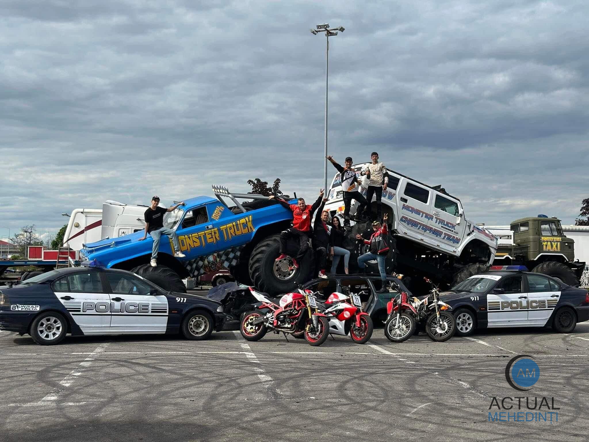 Monster Truck Motor, show unic în Drobeta Turnu Severin! Două mașini-gigant vor face senzație în cadrul evenimentului.