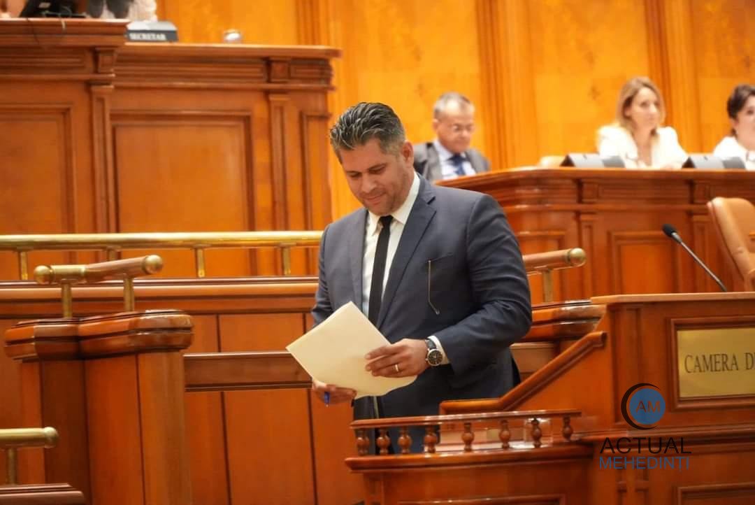 Un nou parlamentar de Mehedinți! Alin Udriște a preluat mandatul de deputat.