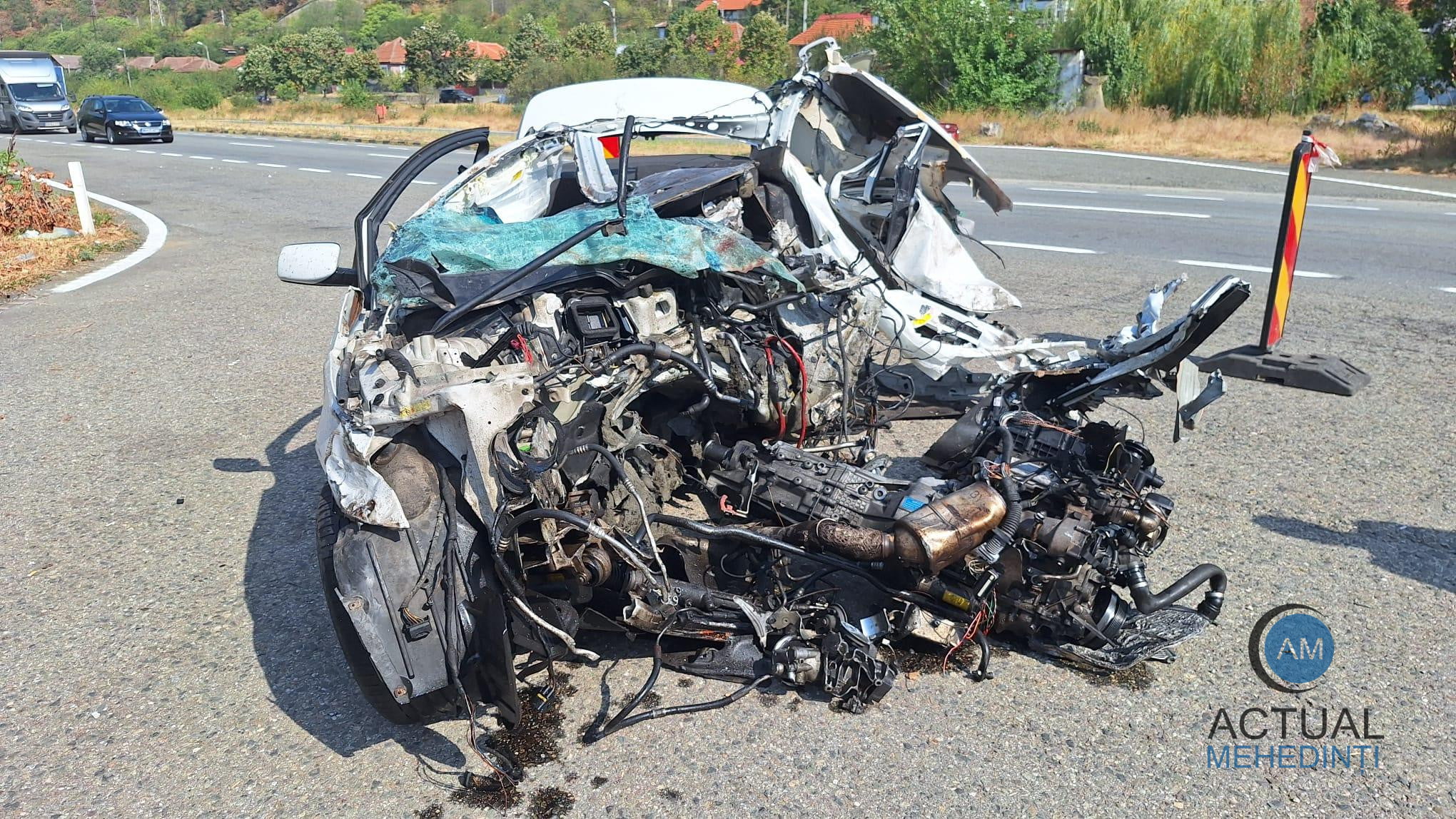 Accident teribil: polițist încadrat la IPJ Mehedinți, decedat pe loc!