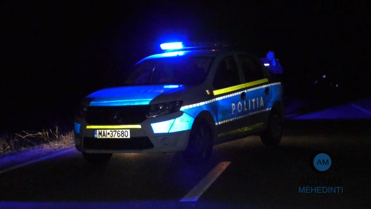 Accident provocat de un șofer băut: autotrenul a lovit un pod, iar marfa s-a răsturnat în gospodăria unui mehedințean.