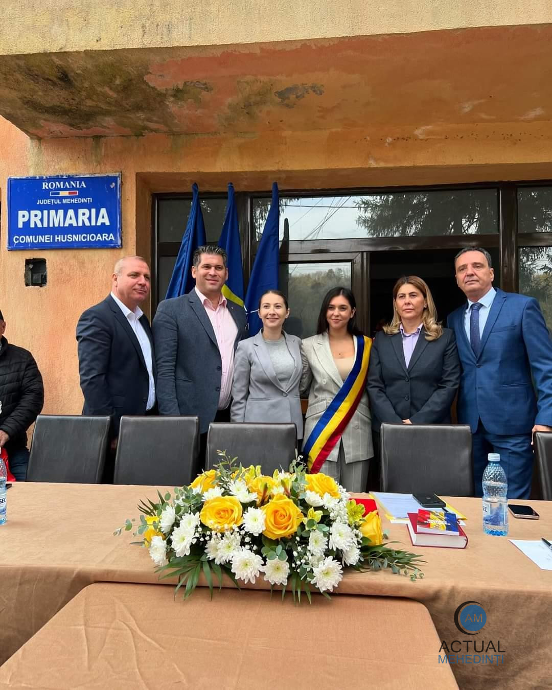 Antonia Trușcă, oficial, primar al Husnicioarei! Este cel mai tânăr primar din Oltenia.