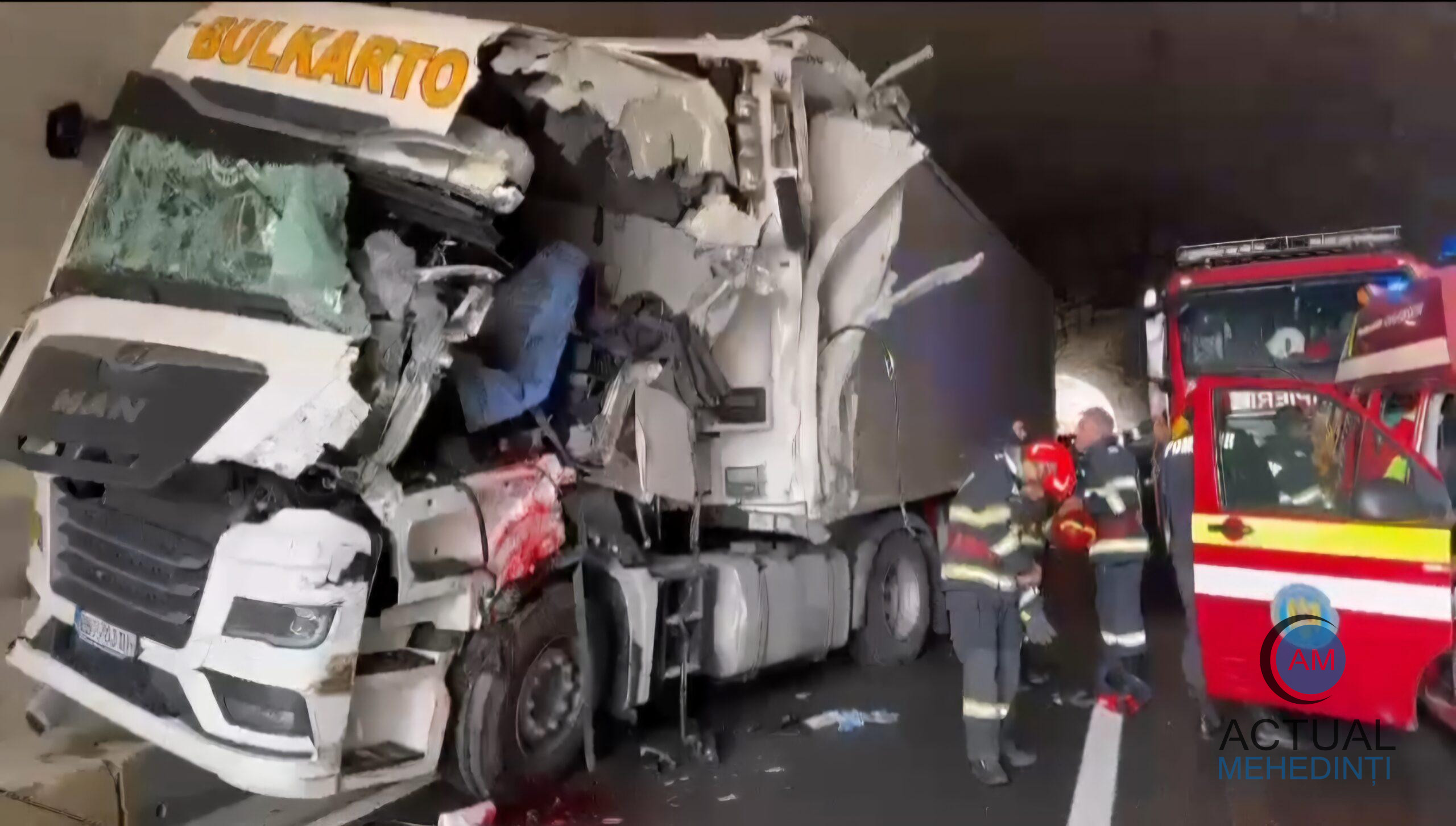 Șoferul bulgar, care a provocat accidentul de pe viaductul Bahna, în stare gravă, la spital!