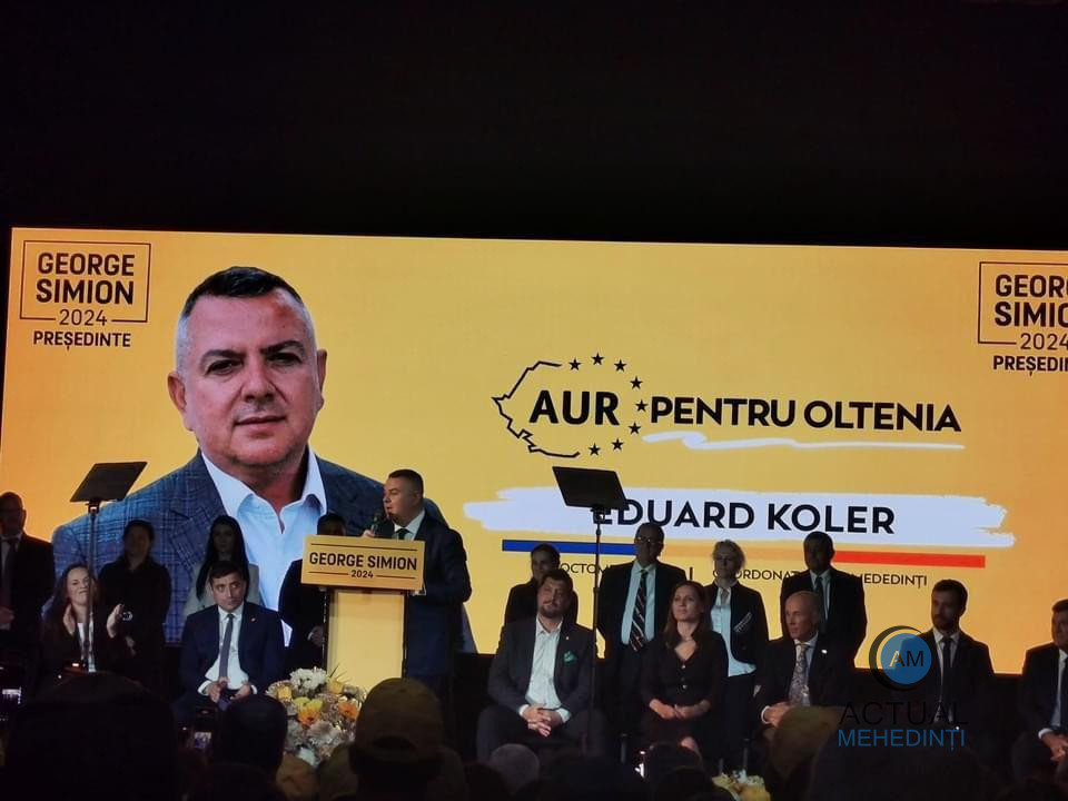 AUR Mehedinți și-a prezentat, oficial, candidații pentru Parlament. Eduard Koler deschide lista pentru Camera Deputaților.