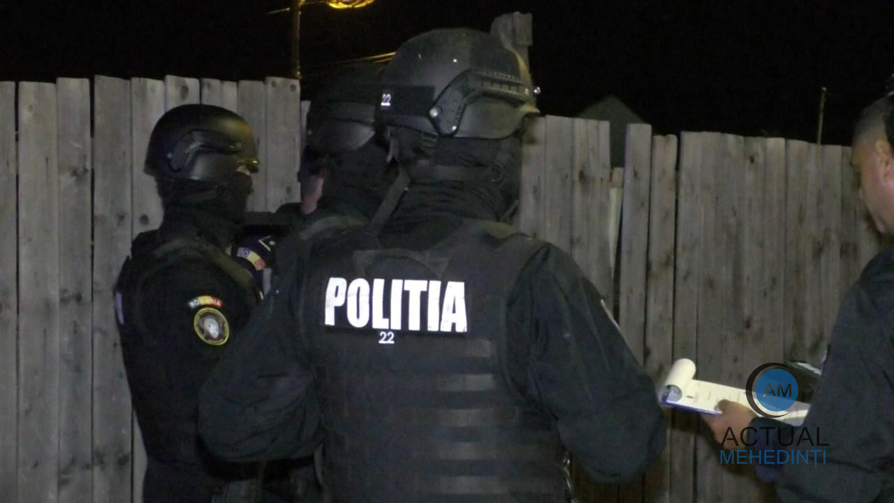 Percheziții în patru localități din Mehedinți, la persoane care au cumpărat arme de pe un site, care încălca legea privind regimul armelor și al munițiilor!