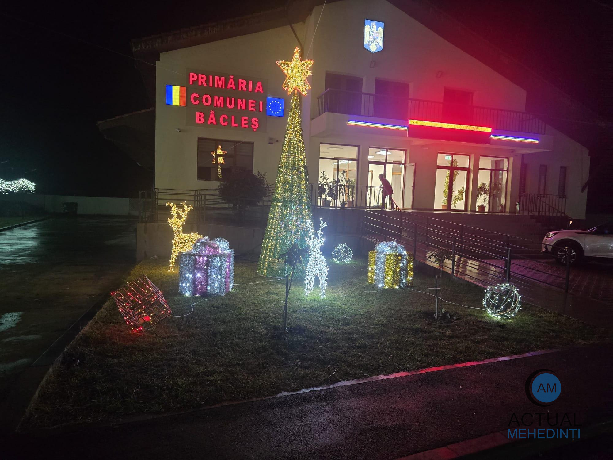 Prima comună din județ, care intră în atmosfera magică de sărbători!