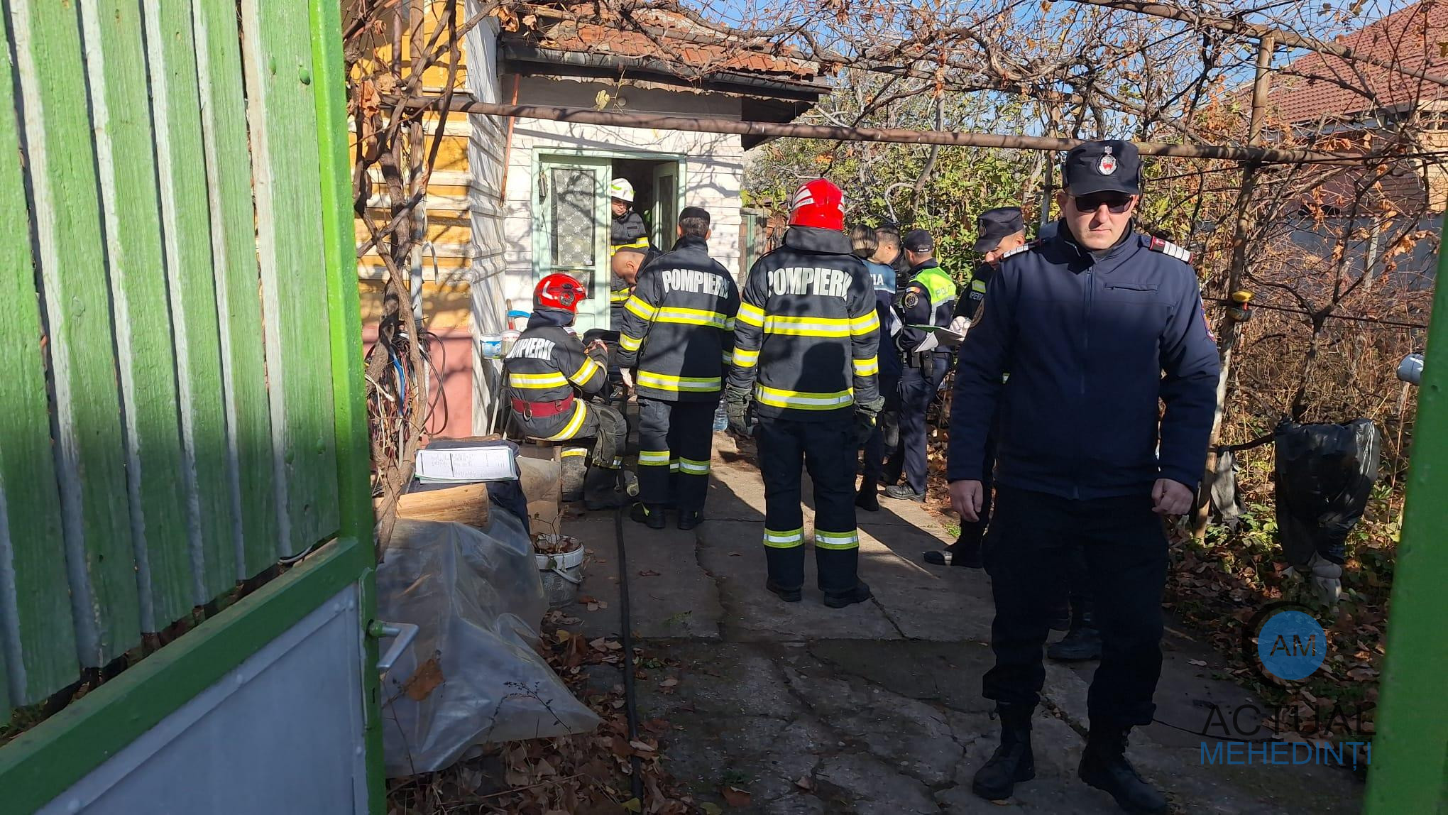 Găsit carbonizat în casă, în urma unui incendiu!