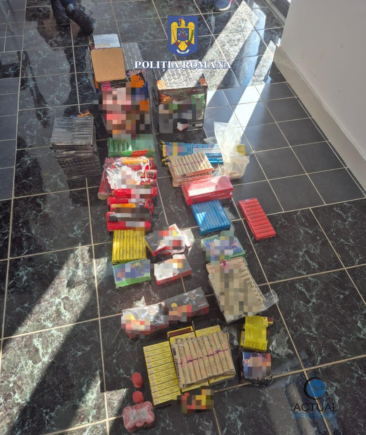 Peste 7 kilograme de articole pirotehnice, confiscate de polițiști!