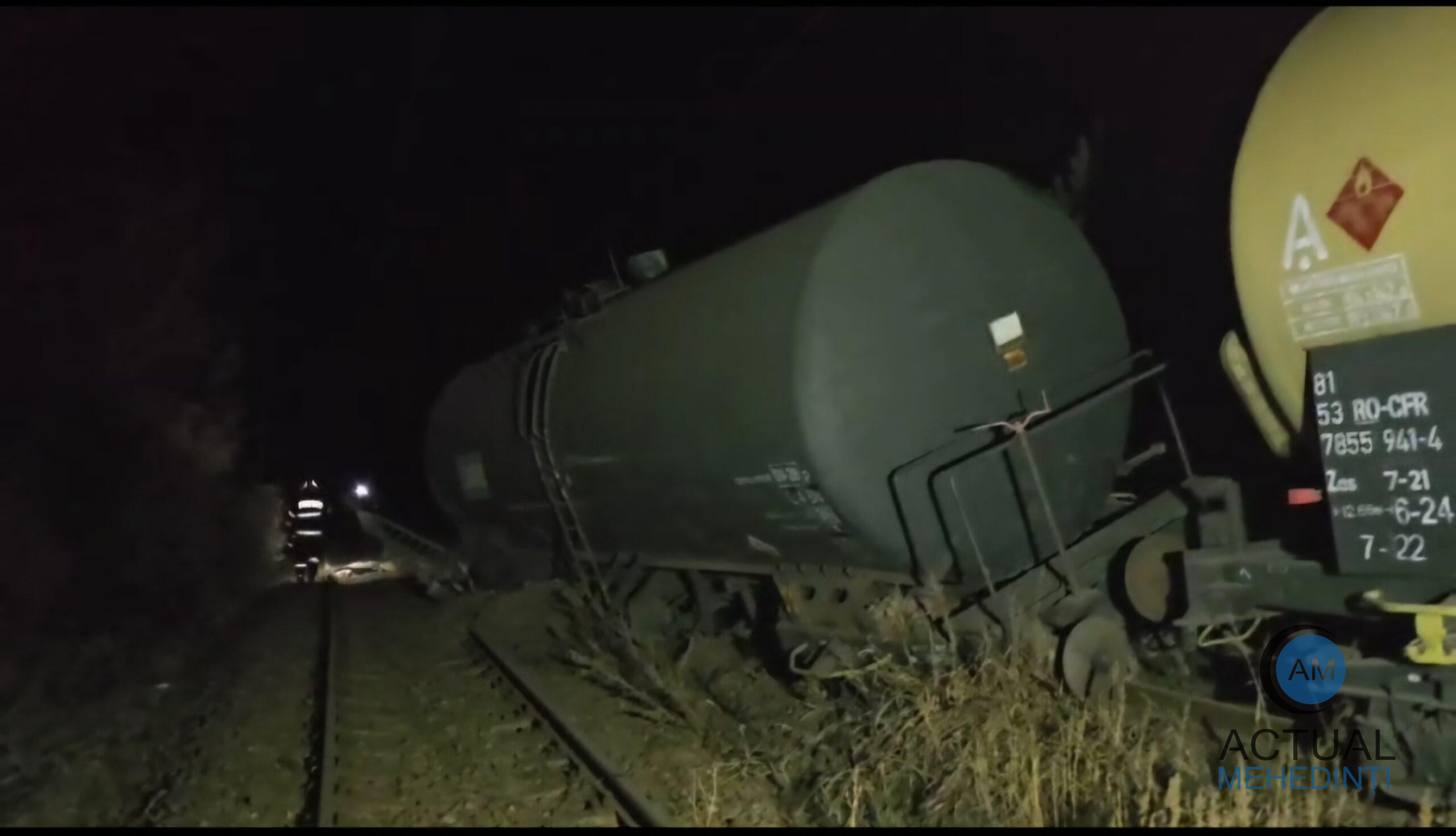 Mobilizare generală, după ce un tren a deraiat!