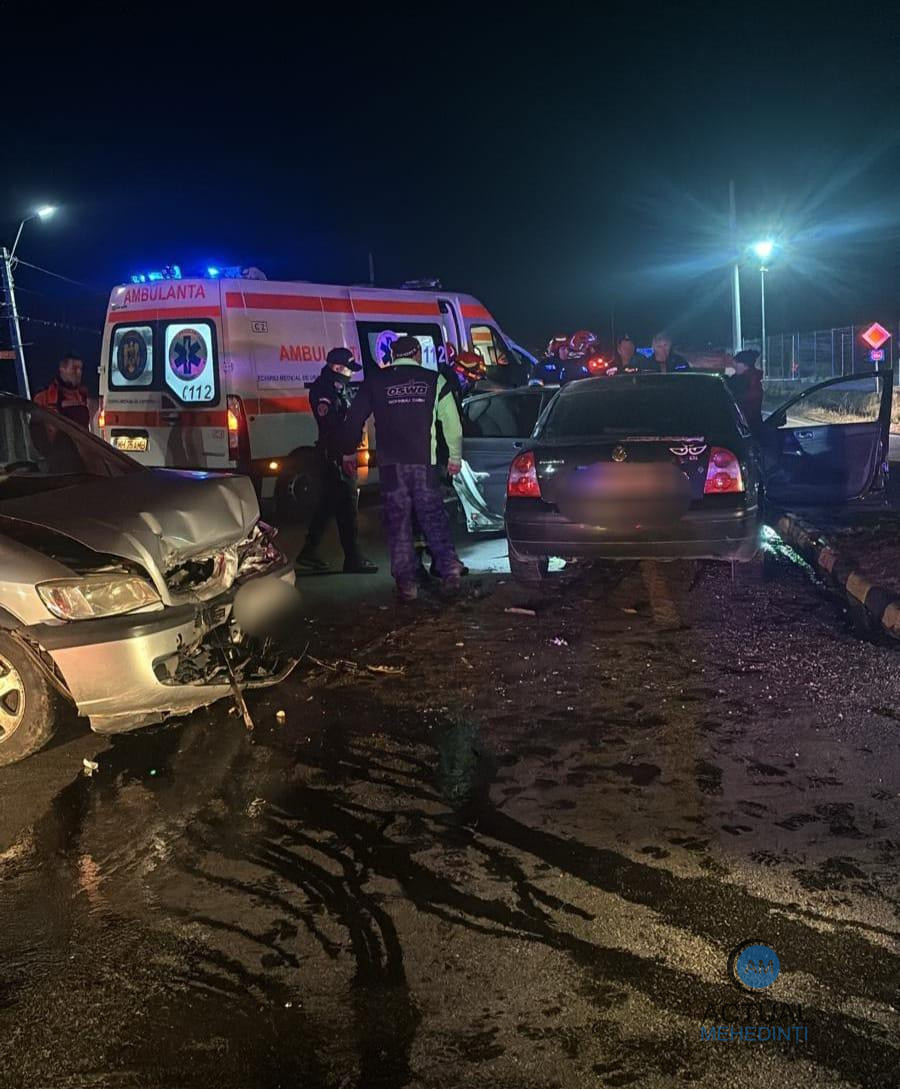 Accident cu patru victime, în Hinova!