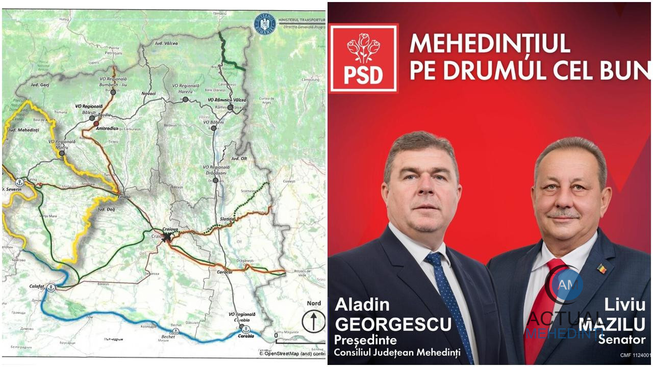 Drumul expres Drobeta Turnu Severin – Calafat, pe lista de investiții a Ministerului Transporturilor!