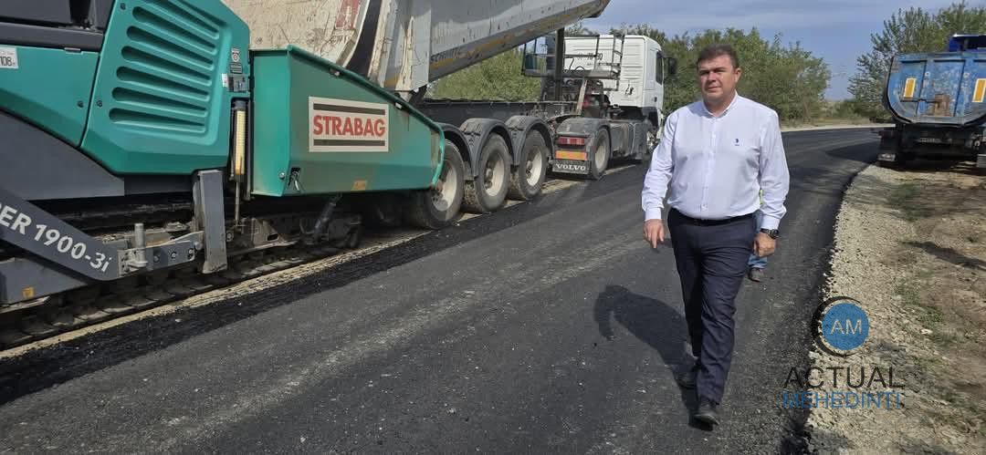 Consiliul Județean a modernizat peste 80 km de drumuri județene, în 2024.