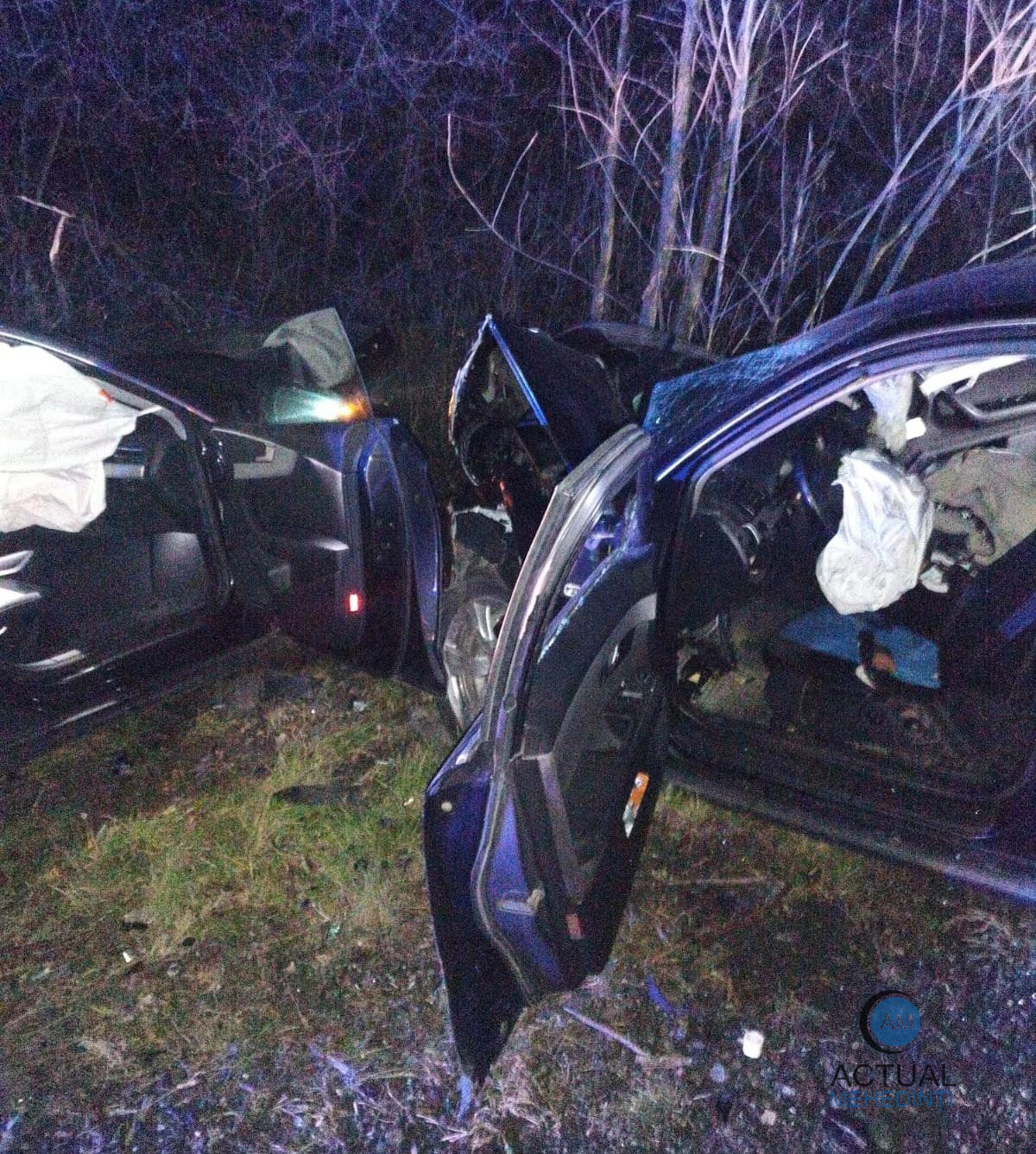 Accident rutier, produs în Caraș-Severin, de un mehedințean care ar fi adormit la volan!