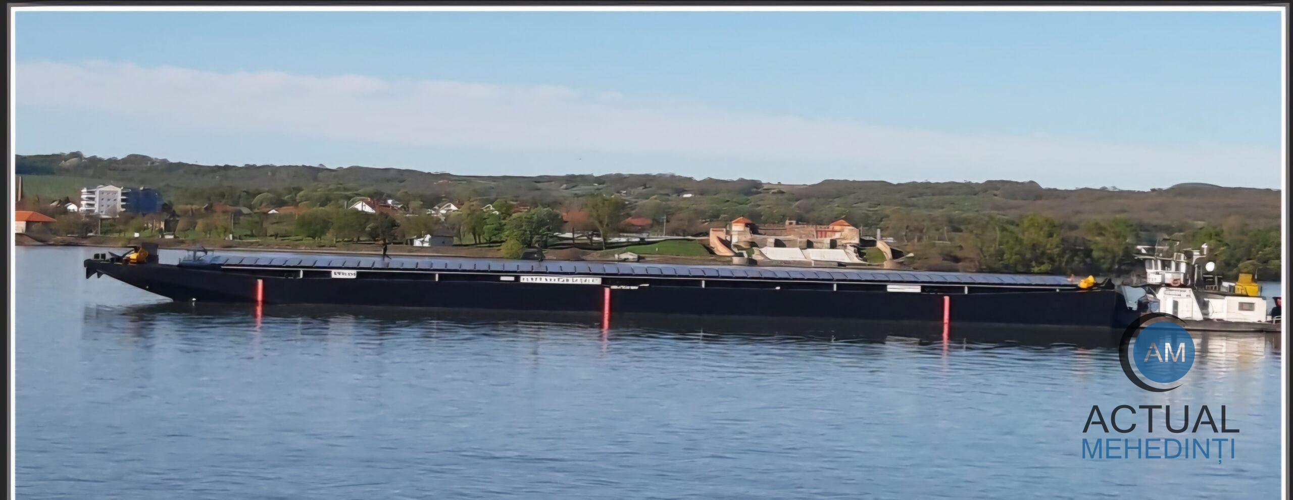 Șantierul Naval Severnav lansează barja BN 807 (NVR 007) pentru CNFR NAVROM Galați.