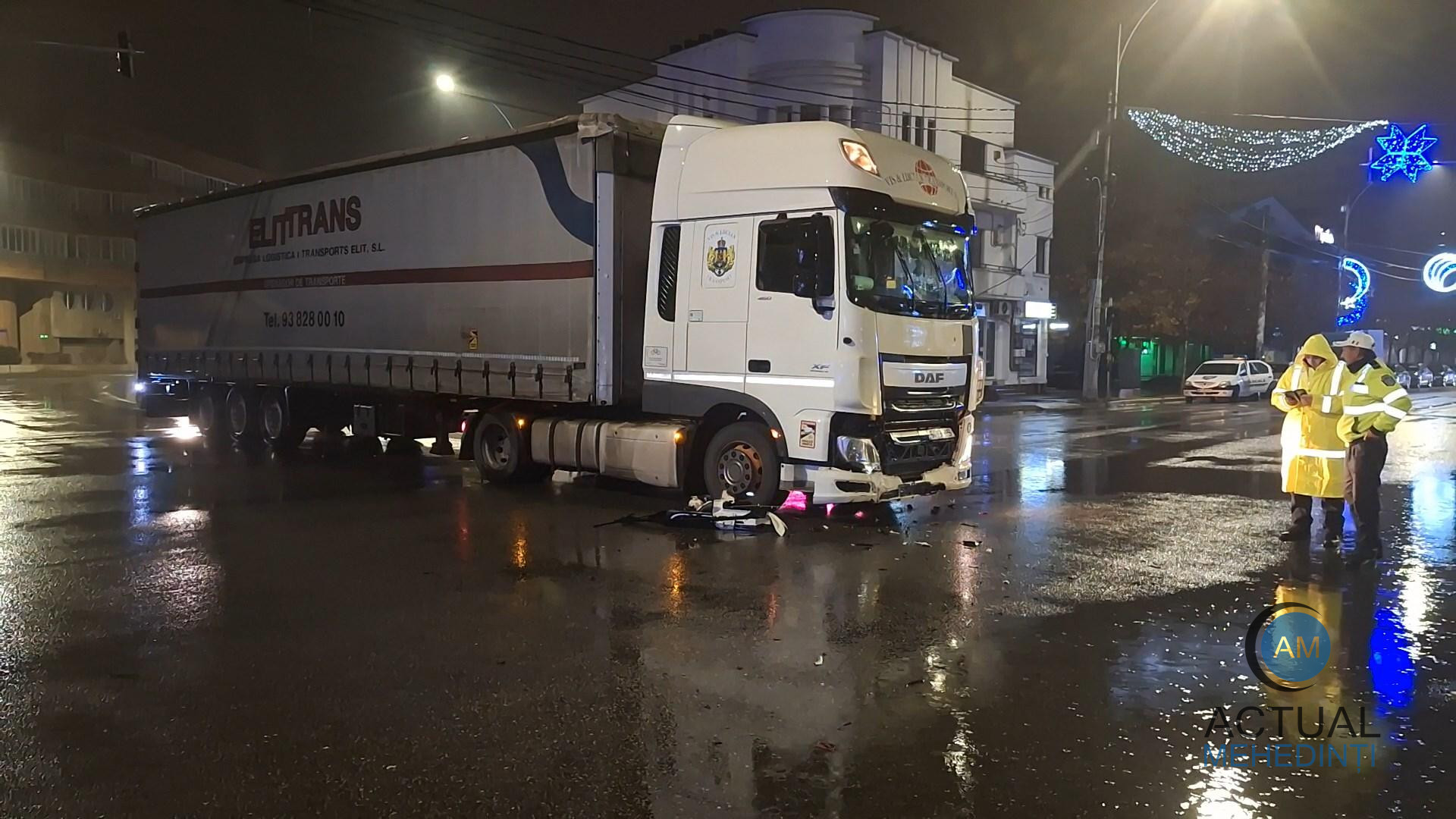 Accident între un autotren și un autoturism, produs pe principala arteră de circulație din Severin!