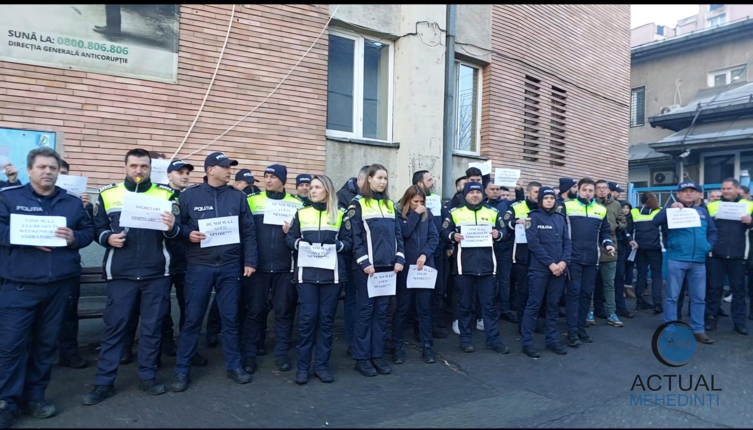 Au protestat și riscă să fie cercetați: mai mulți polițiști băgați în verificări în urma protestelor!