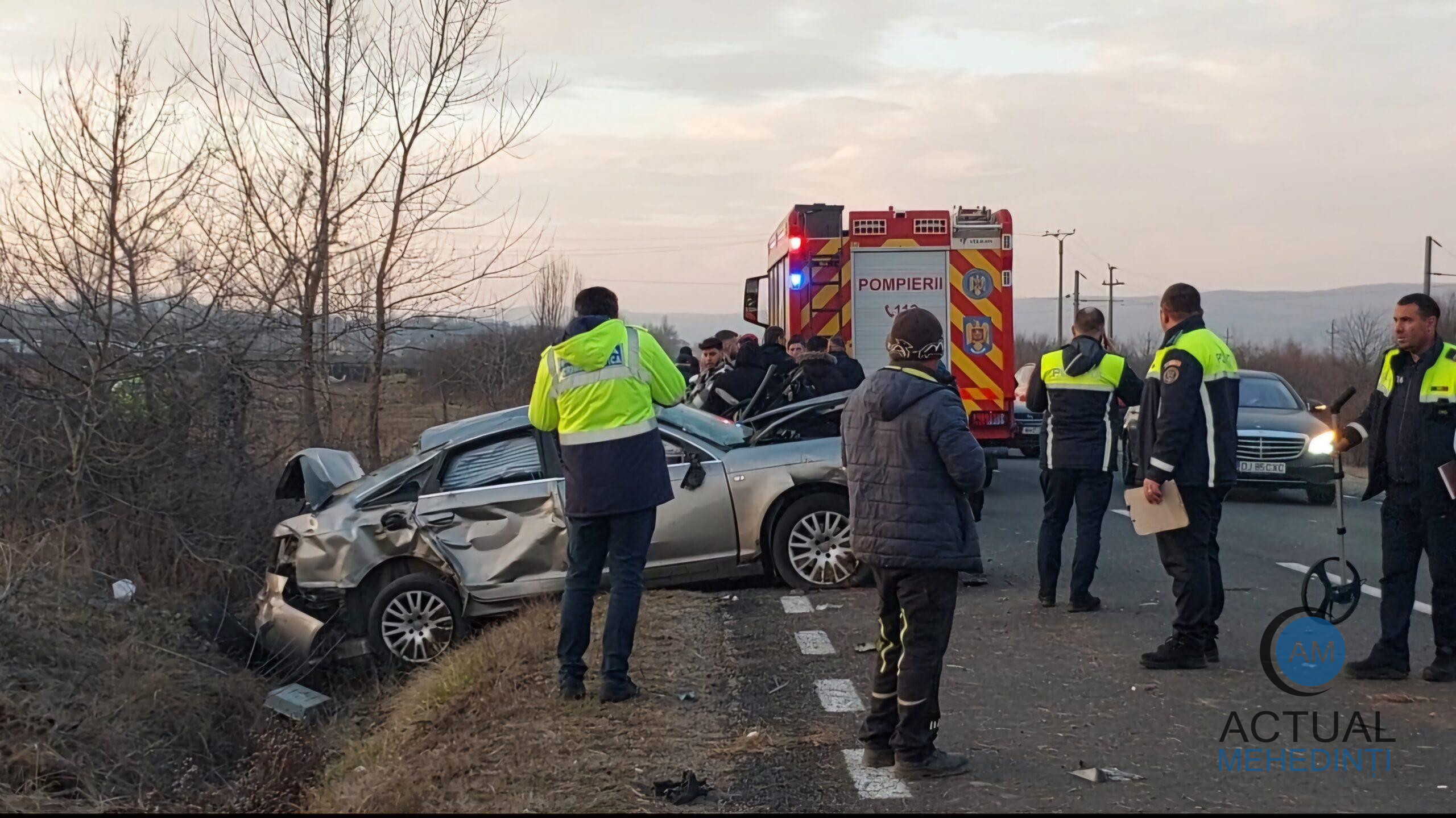 Accidentul de pe DN 67 A: un tânăr de 25 de ani și-a pierdut viața, din cauza vitezei.