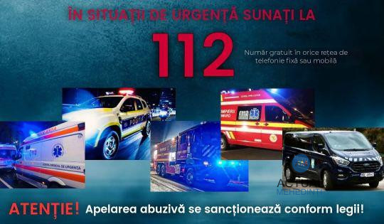 Ziua Numărului Unic European de Urgență 112: peste 1300 de apeluri false, înregistrate către IPJ Mehedinți, în anul anterior! Au fost aplicate sancțiuni drastice.