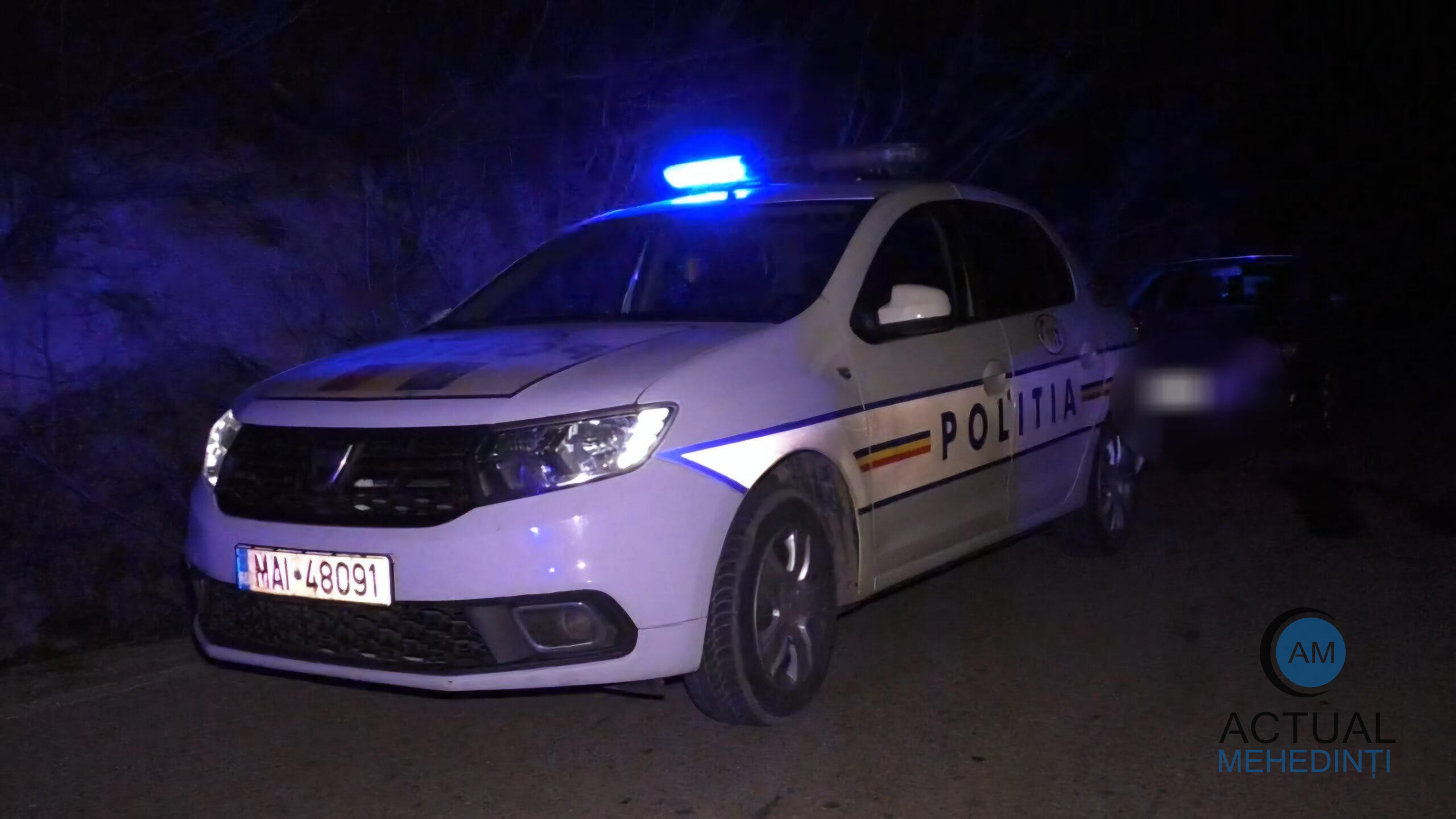 Accident, cu poliția pe urme!  Tânărul avea permisul suspendat.