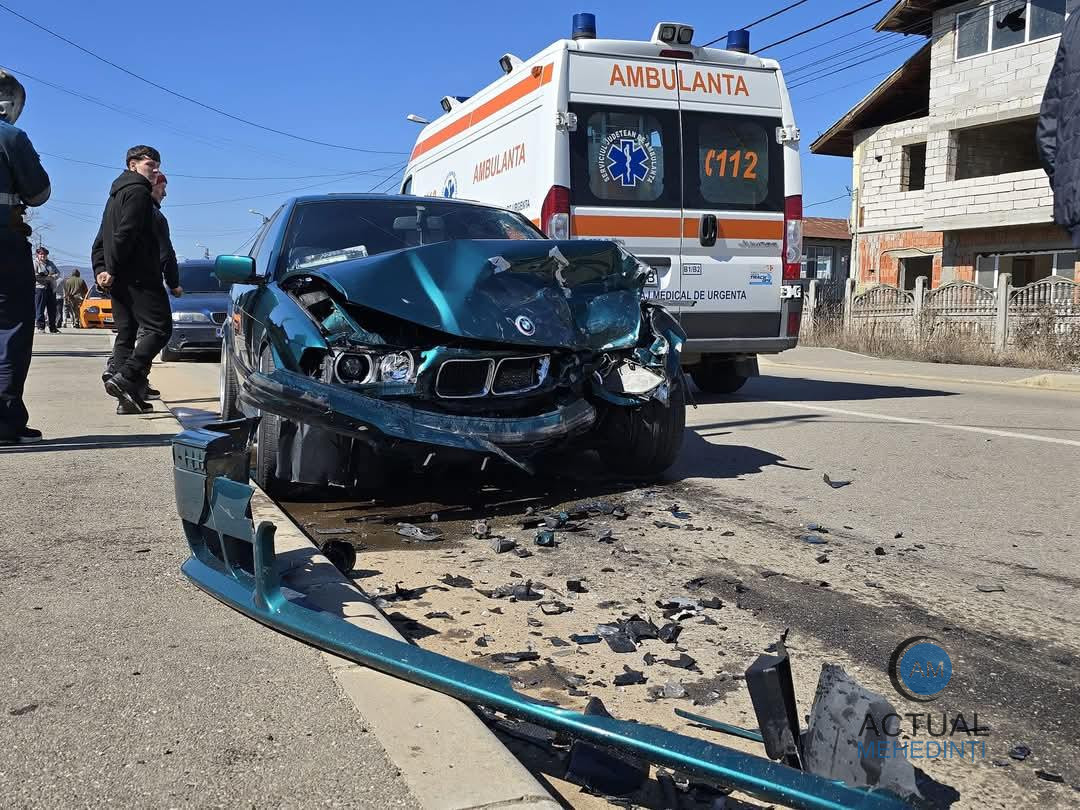 Accident cu pagube însemnate, produs în Severin!