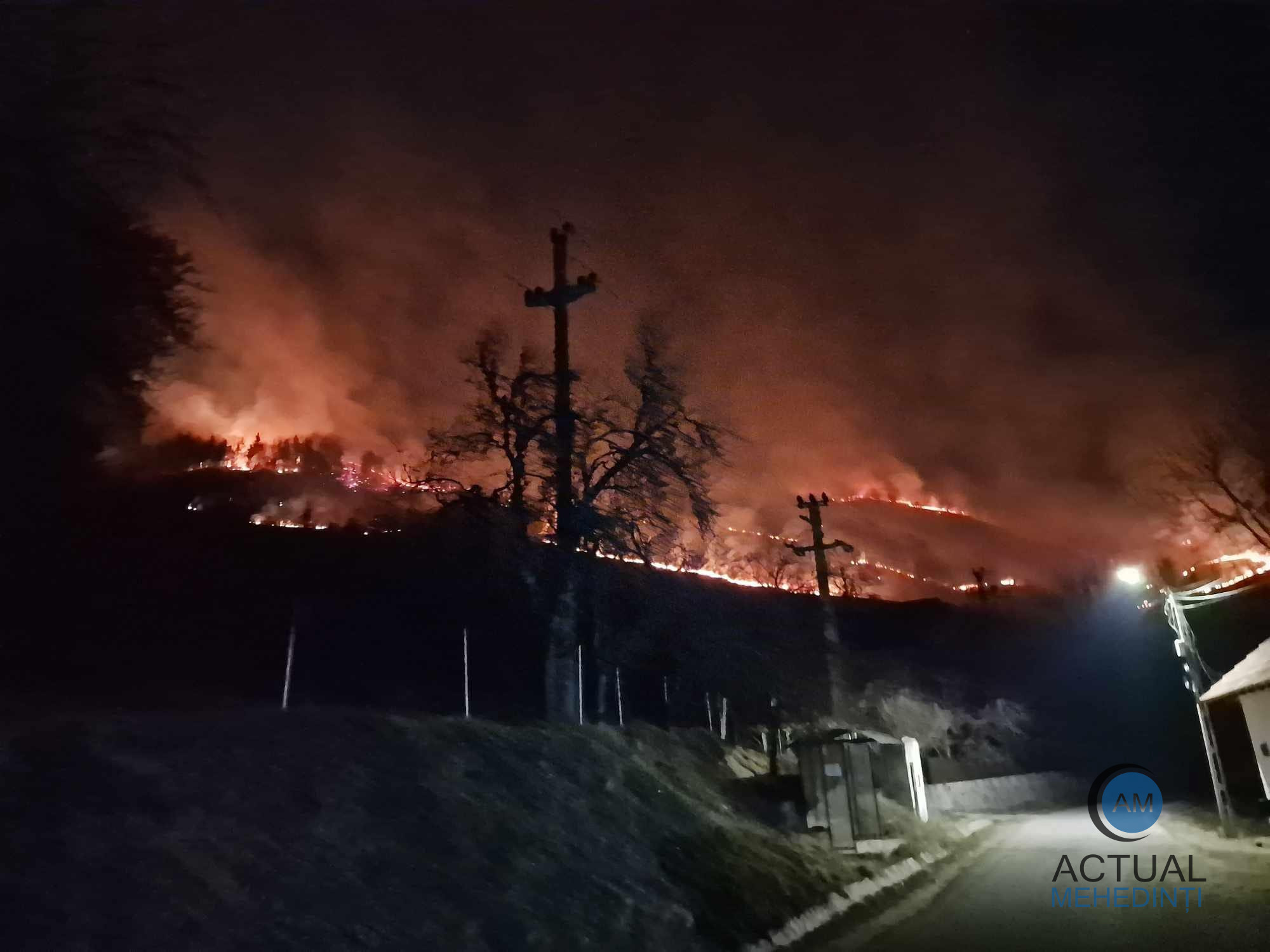 Incendiul din satul Godeanu a fost lichidat, după zile întregi. 50 de hectare, pârjolite!
