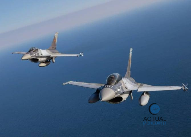 Avioane de luptă F-16 vor zbura în toată România, la joasă altitudine, timp de o săptămână.