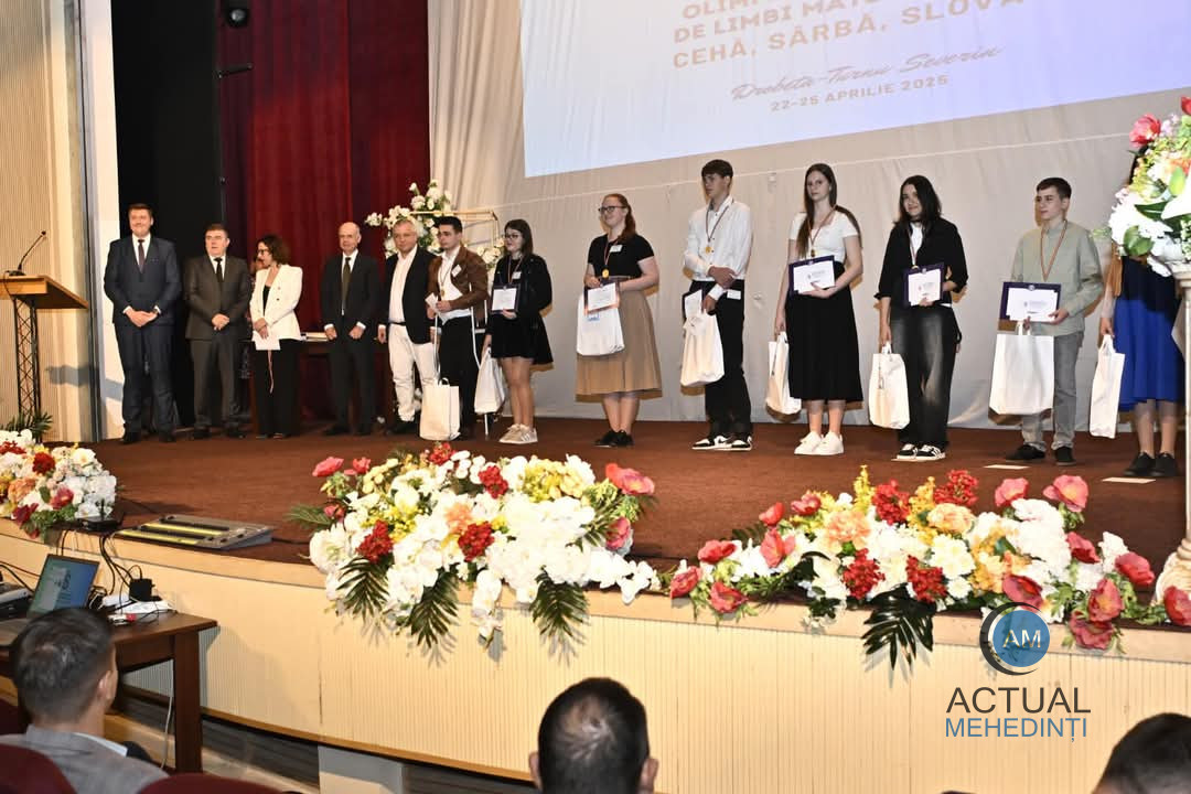 Participanții la Olimpiada Națională de Limbi Slave Materne, premiați de administrația județeană!