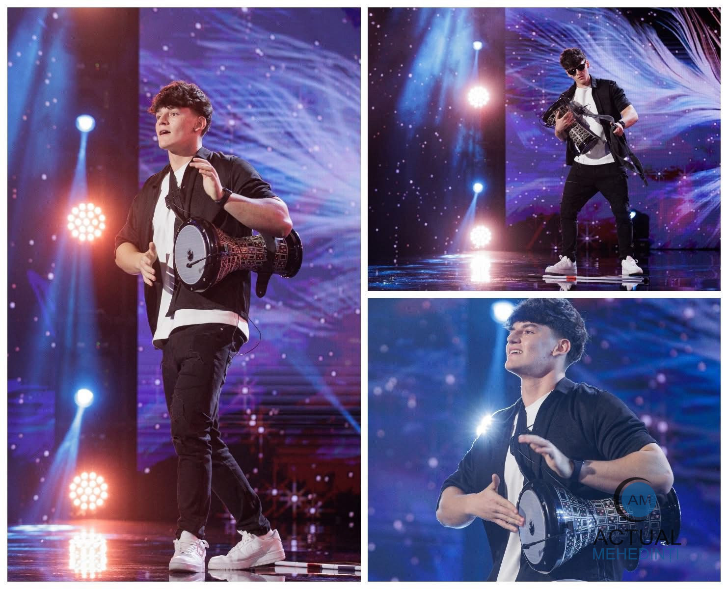 Tânăr din Severin, show cu darbuka, la „Românii au Talent”!