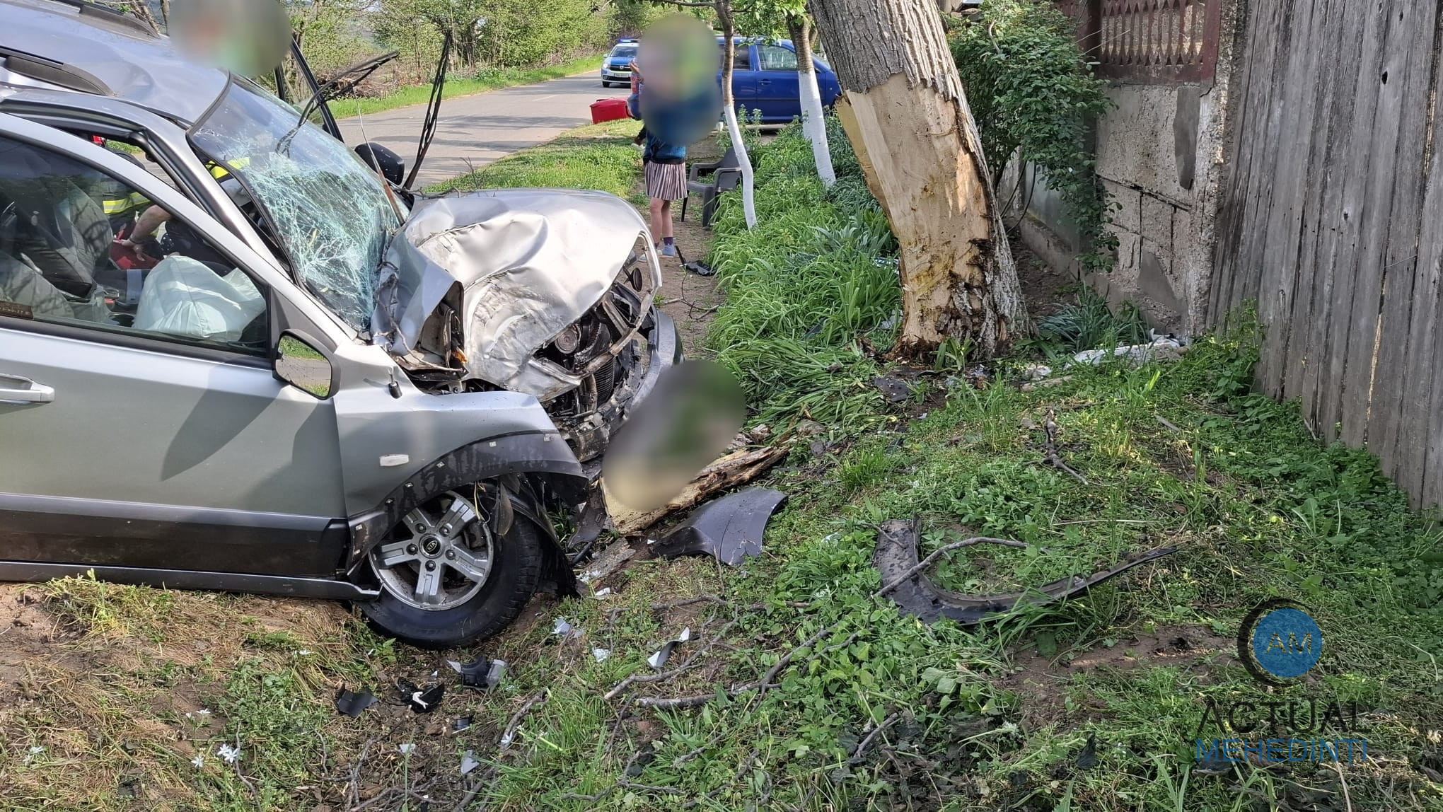 Primarul unei comune, implicat în accidentul de la Livezile! Edilul avea alte preocupări la volan.