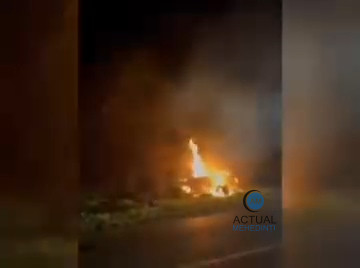 Accident mortal: o tânără a decedat pe loc, iar mașina a ars ca o torță în urma impactului cu un autotren.