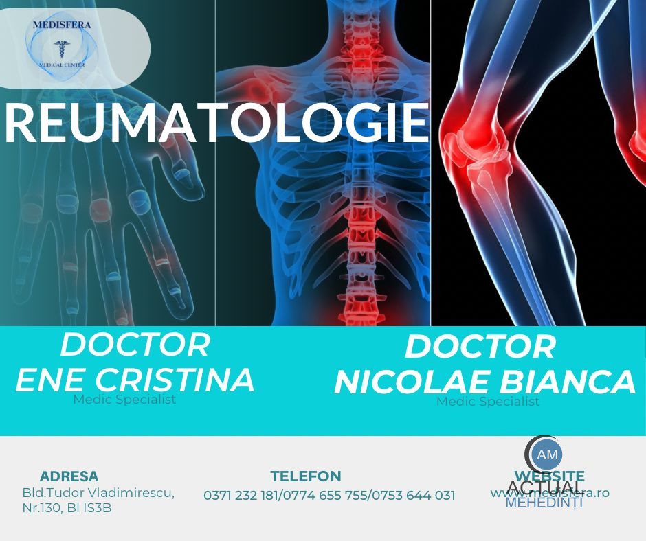 Nu lăsați durerea să vă dicteze ritmul vieții! Centrul Medical Medisfera vine cu soluții pentru sănătatea articulațiilor dumneavoastră.