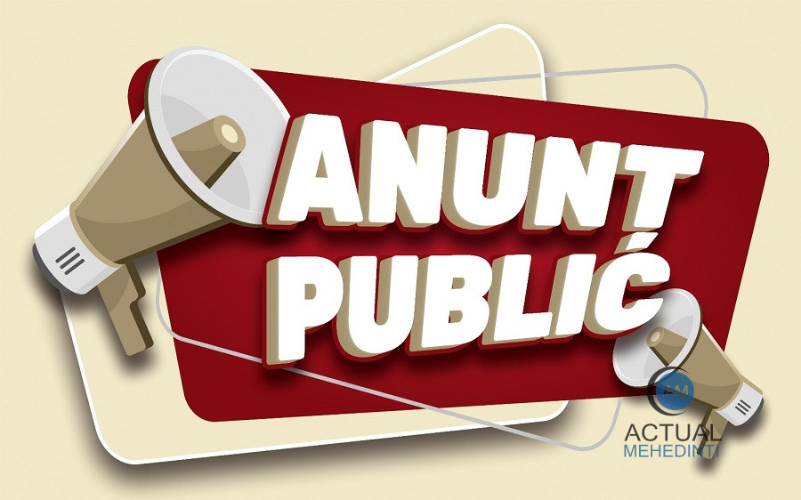 Anunț public privind decizia etapei de încadrare – titular: Comuna Bâcleș