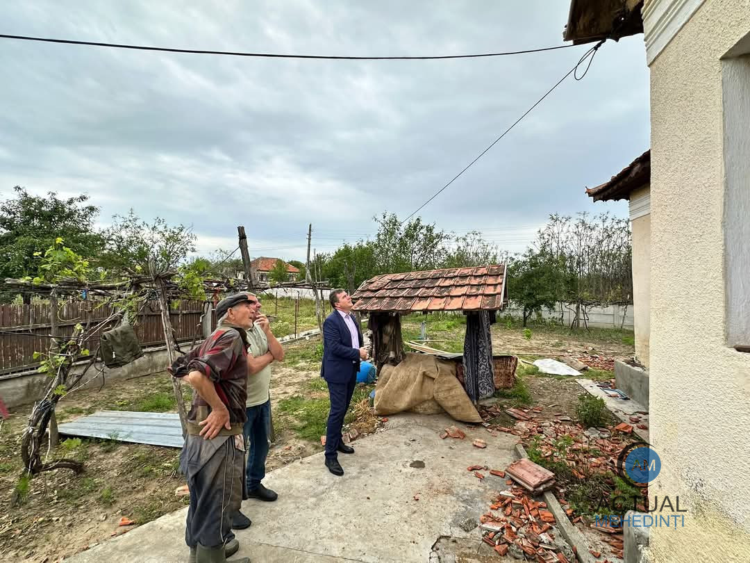 Solidaritate, în urma dezastrului: locuitorii din Burila Mare, sprijiniți de autorități!
