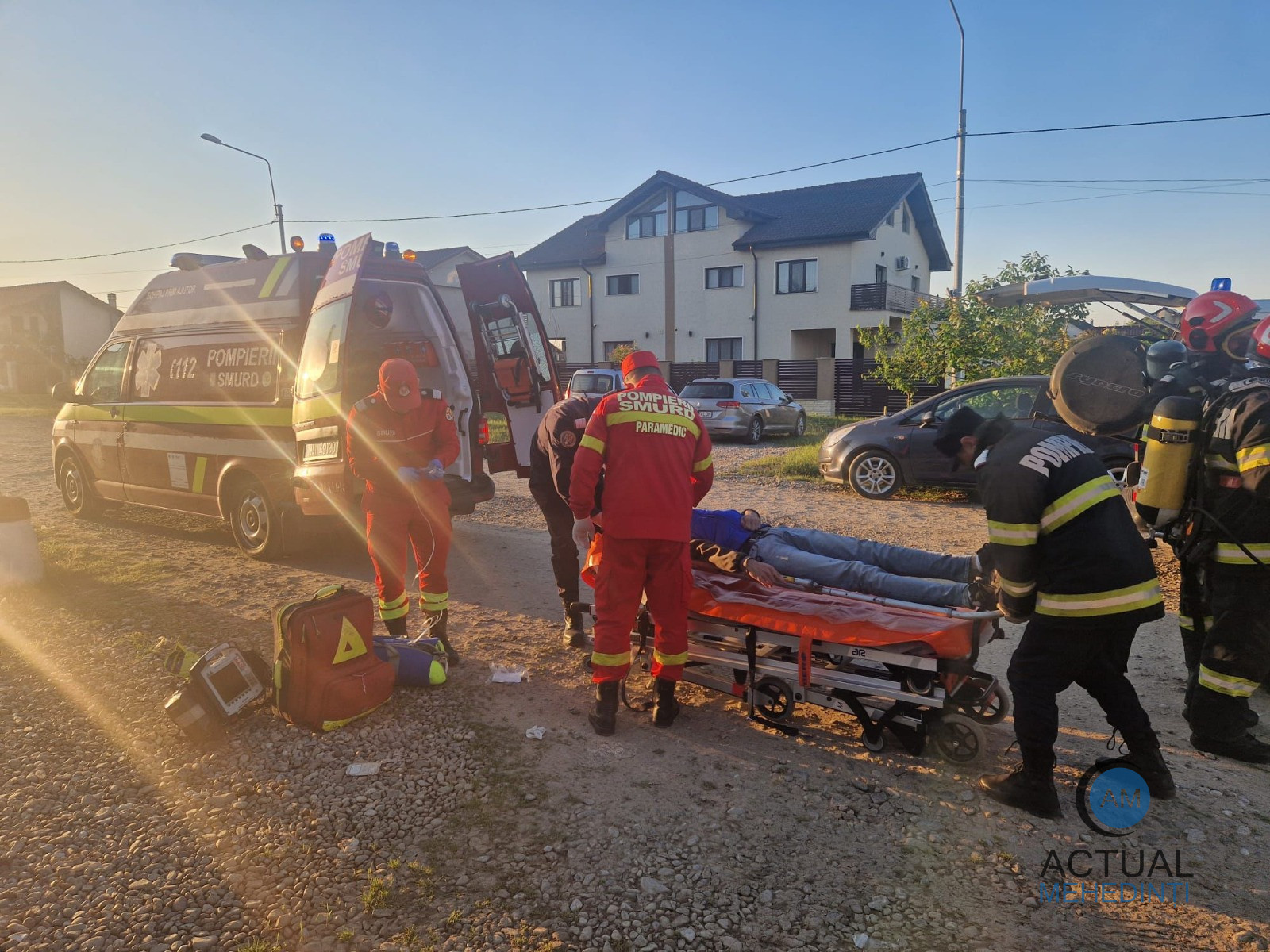 ISU Drobeta, exercițiu de antrenament în cazul producerii unui incendiu, organizat într-un centru comercial!