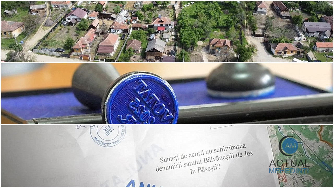 Referendum pentru schimbarea denumirii satului: „A crescut inima în mine când am auzit”.