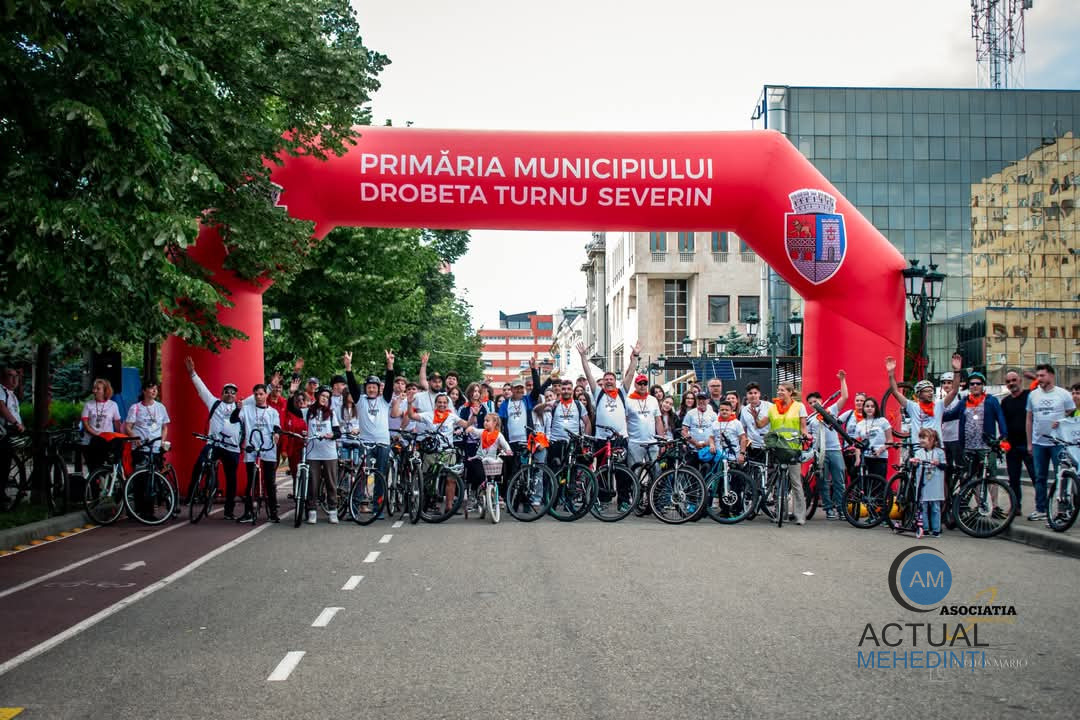„Drobeta pedalează”, real succes!