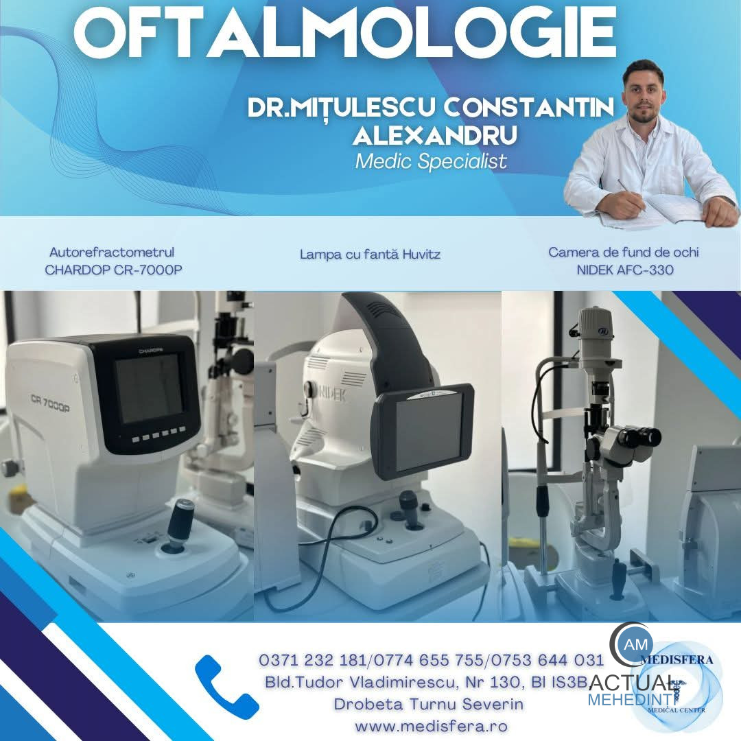 Clinica Medisfera: grija pentru sănătatea ochilor începe cu tehnologia de vârf.