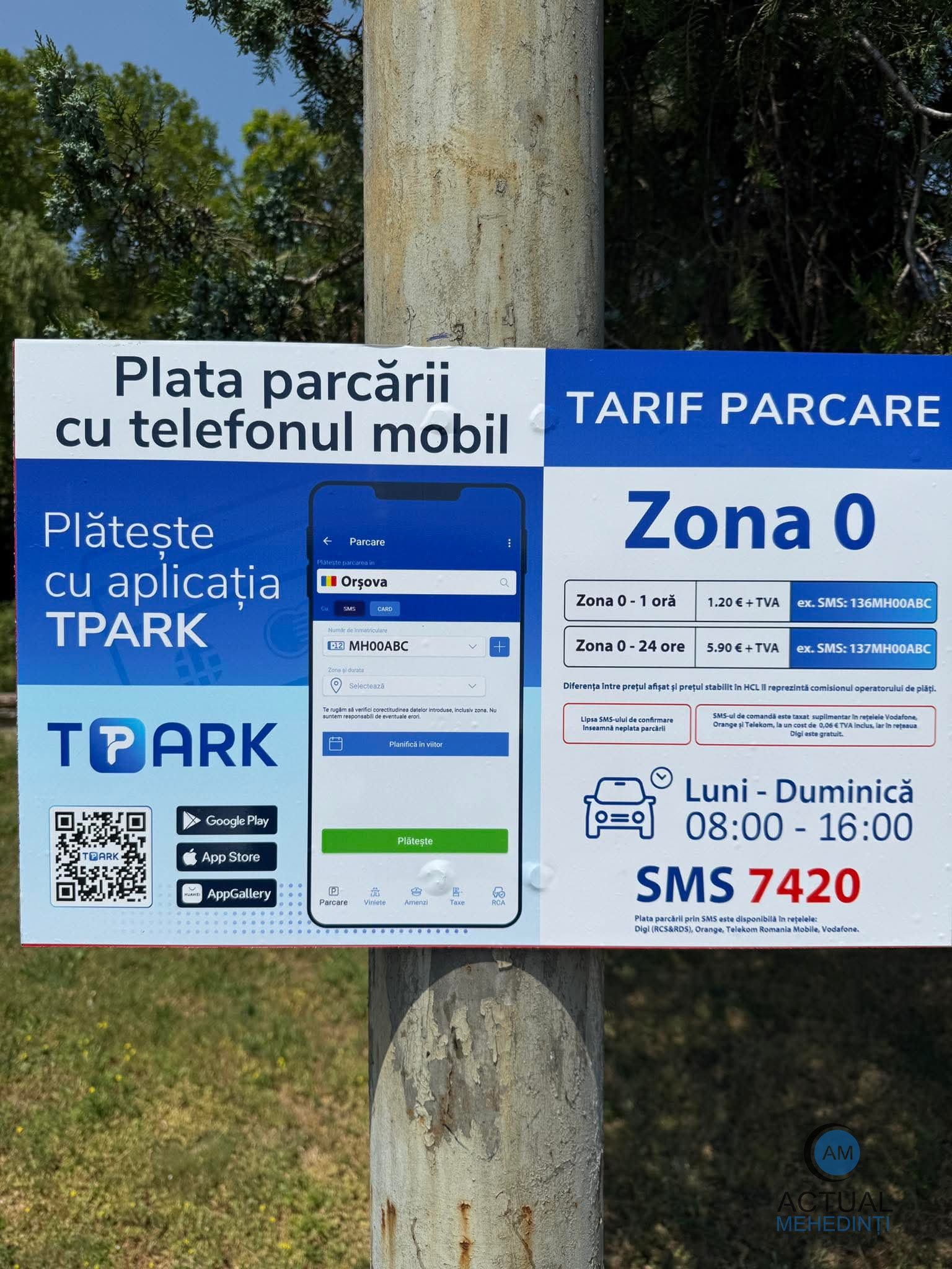 Sistemul de parcare de reședință devine funcțional în Orșova din luna iulie.