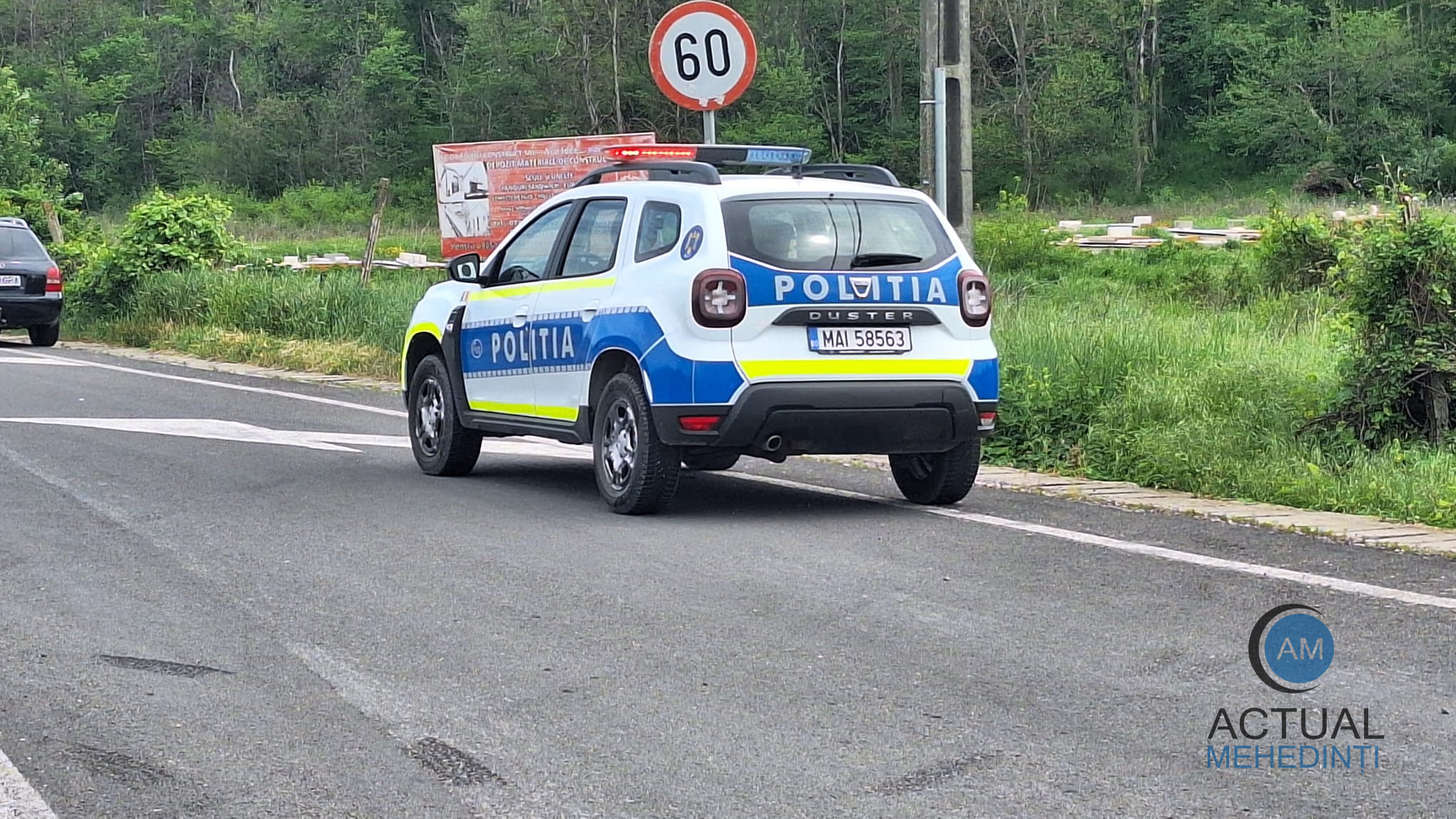 Mehedințean cu alcoolemie de 1.06 și permis suspendat, descoperit conducând în Caraș-Severin!