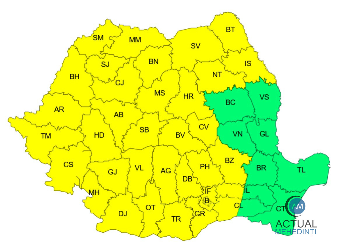 ANM a prelungit codul de caniculă.