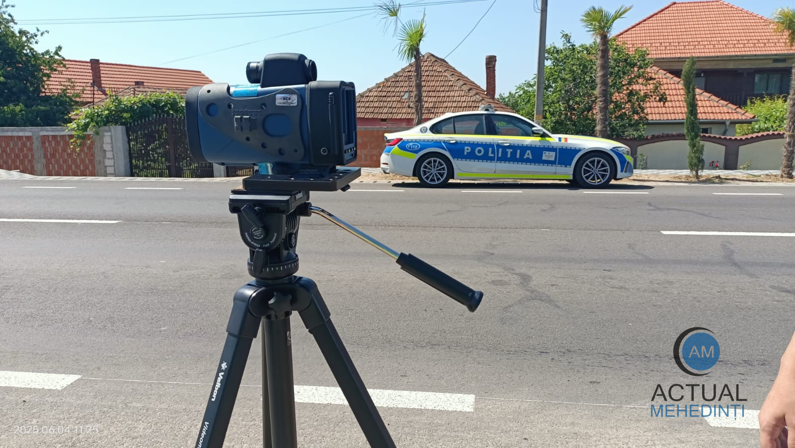 Atenție, șoferi: polițiștii din Mehedinți acționează, astăzi, cu radare montate pe trepied!