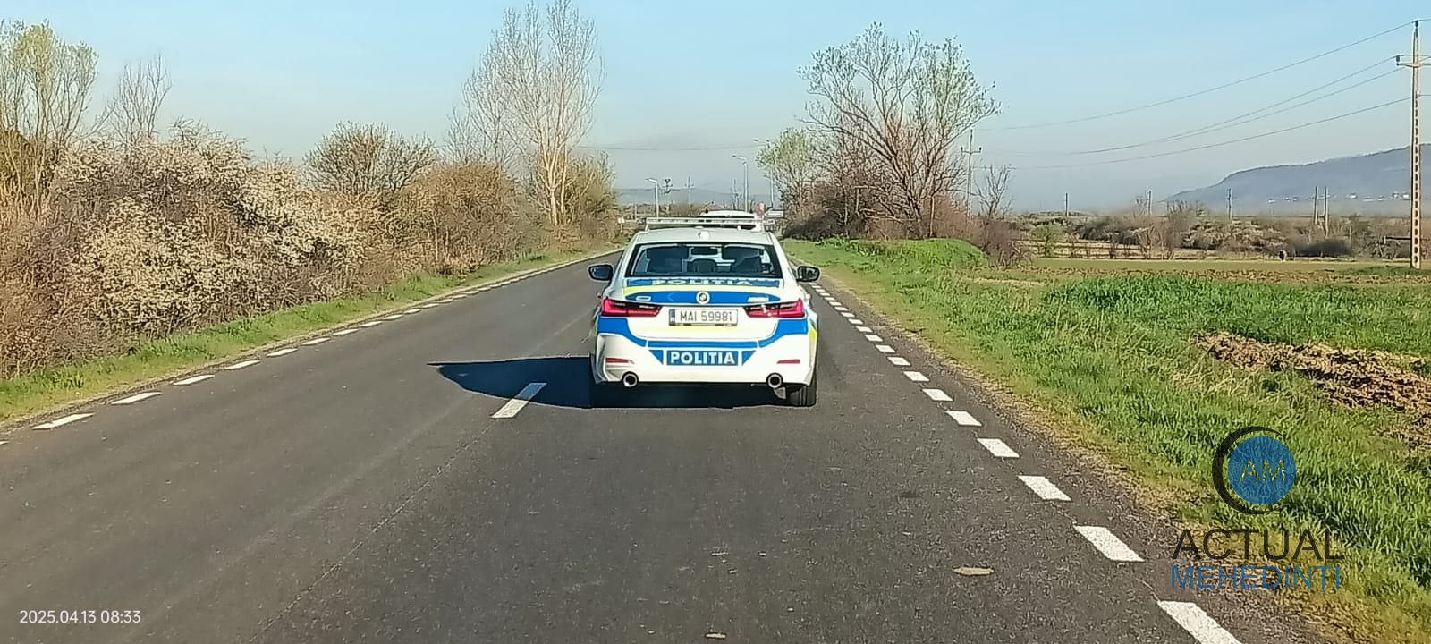 Șofer băut, urmărit de Poliție, din Orșova până în Severin!
