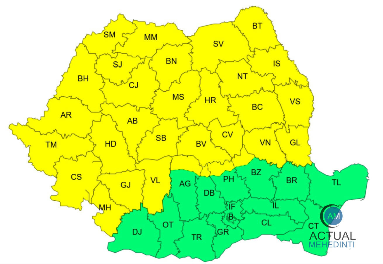 Ploi, vijelii și caniculă!